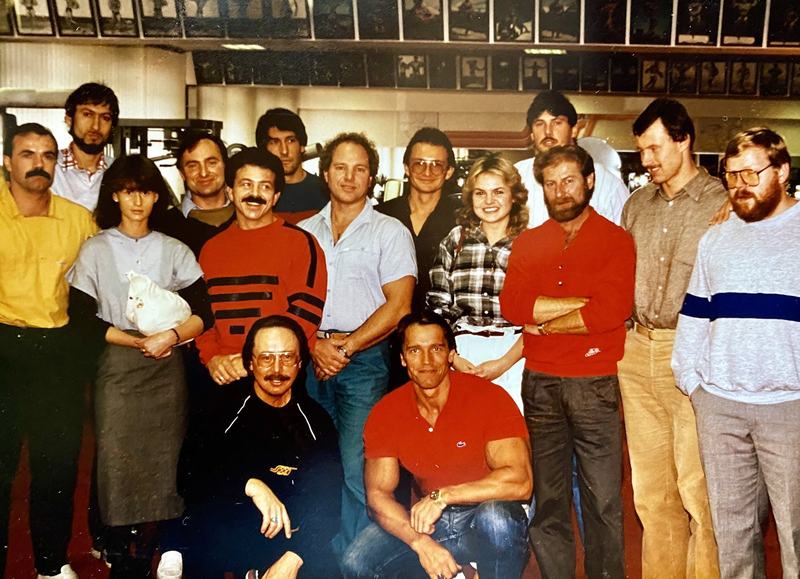 Das Team des Sportstudio Beyer in den 1980er-Jahren